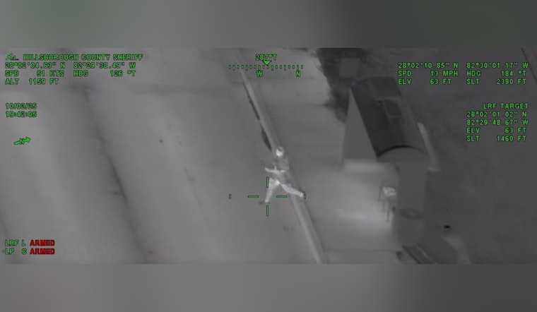 Hillsborough County Sheriff's Office Utilizes Aviation to Safely Locate Endangered Woman in Tampa