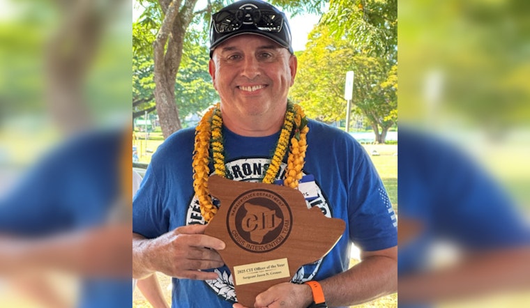 Hilo Detective Honored with First Crisis Intervention Team Officer of the Year Award for Mental Health Advocacy in Law Enforcement