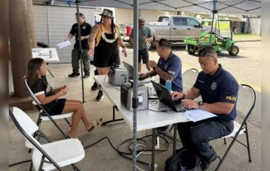 Hilo Police Engage Community, Provide Over 200 Keiki IDs at State Youth Baseball Tournament