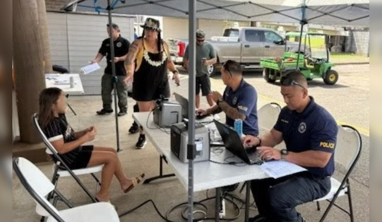 Hilo Police Engage Community, Provide Over 200 Keiki IDs at State Youth Baseball Tournament