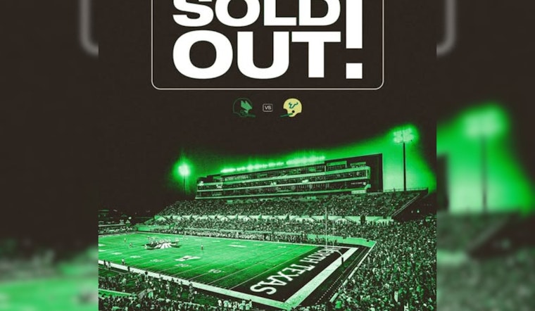 Historic Sellout for University of North Texas's Big Game at DATCU Stadium Spurs Community and Traffic Prep in Denton