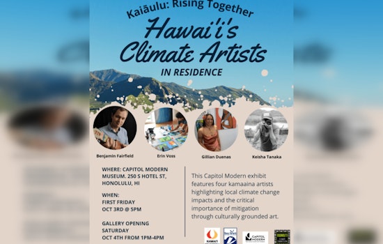 Honolulu's Hawaiʻi State Art Museum Debuts "Kaiāulu: Rising Together" Climate-Conscious Art Exhibit in October