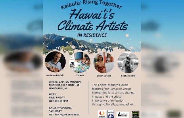 Honolulu's Hawaiʻi State Art Museum Debuts "Kaiāulu: Rising Together" Climate-Conscious Art Exhibit in October
