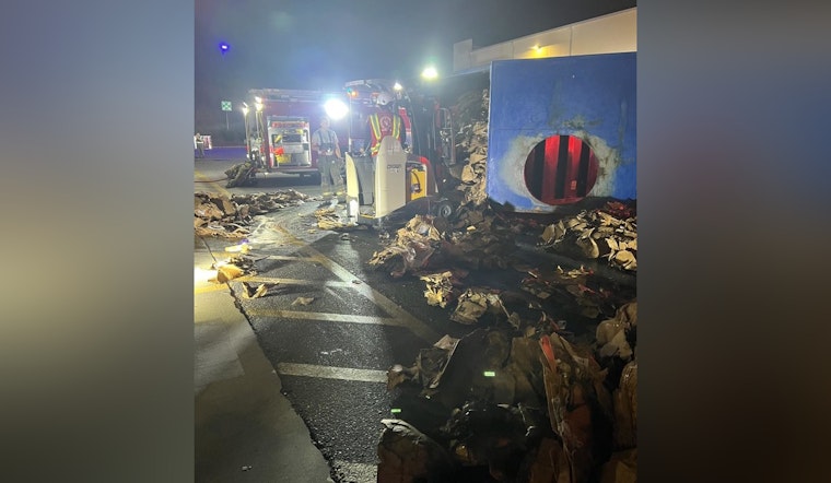 Huntersville Firefighters Swiftly Contain Overnight Warehouse Compactor Fire on Bryton Corporate Center Drive