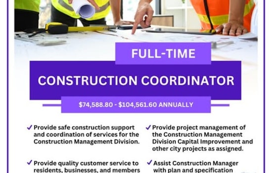 City of Mankato Seeks Construction Coordinator for Key Urban Development Role
