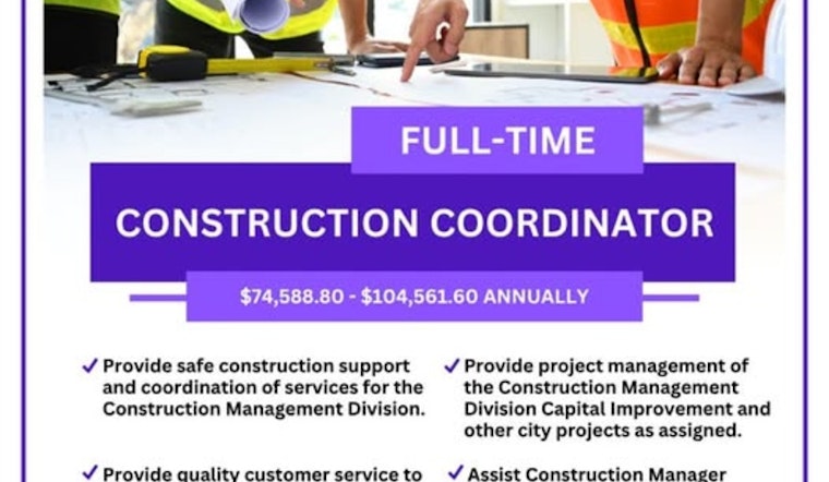 City of Mankato Seeks Construction Coordinator for Key Urban Development Role