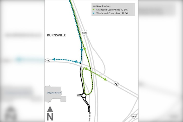 Improved Traffic Flow Awaits Burnsville Drivers with Reopening of I-35W Off-Ramp and New Route