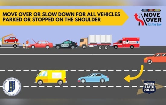 INDOT and Indiana State Police Stress Importance of 'Move Over' Law Ahead of National Move Over Day