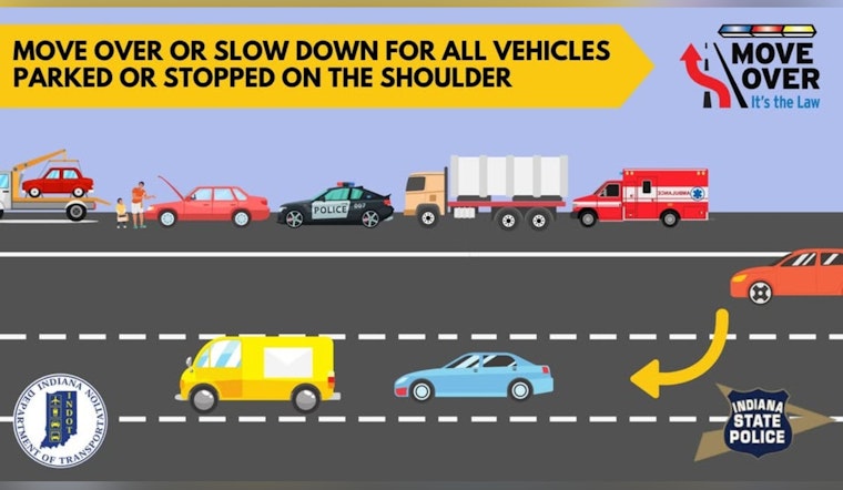 INDOT and Indiana State Police Stress Importance of 'Move Over' Law Ahead of National Move Over Day