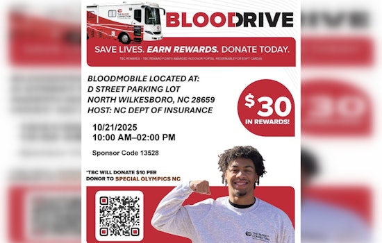 Insurance Commissioner Mike Causey to Support Blood Drive Fundraiser for Special Olympics in North Wilkesboro