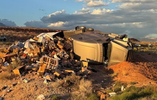 Interstate 15 Traffic Flow Preserved Despite Rollover of Firearm-Laden Semitruck in Washington County