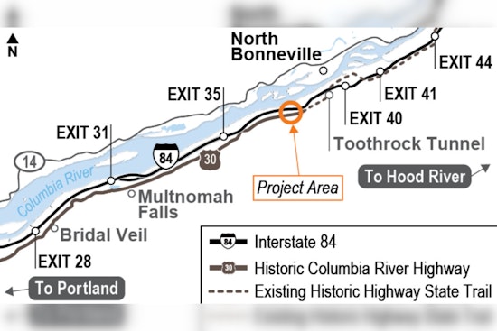 Interstate 84 Lane Closures Near Warrendale to Last Through Late 2025 Due to Bridge Project, Warns ODOT