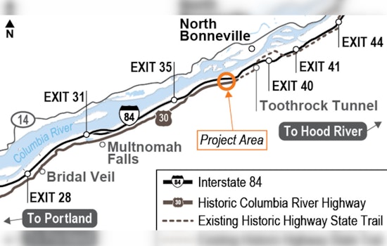 Interstate 84 Lane Closures Near Warrendale to Last Through Late 2025 Due to Bridge Project, Warns ODOT