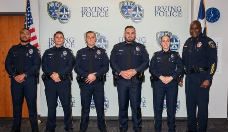 Irving Police Department Welcomes Five New Officers, Aiming to Strengthen Community Relations