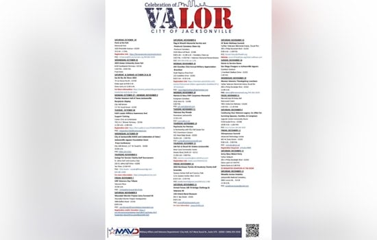 Jacksonville Embraces Military Service with Annual Celebration of Valor Events