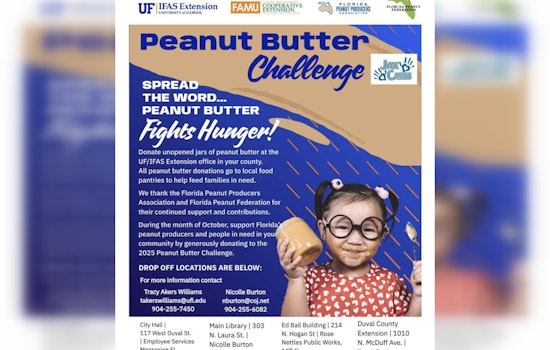 Jacksonville Rallies Community in Final Week of 2025 Peanut Butter Challenge to Combat Hunger