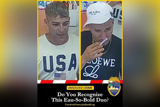 Jacksonville Sheriff's Office Hunts for Suspected Fragrance Thieves Following Shoplifting Incident