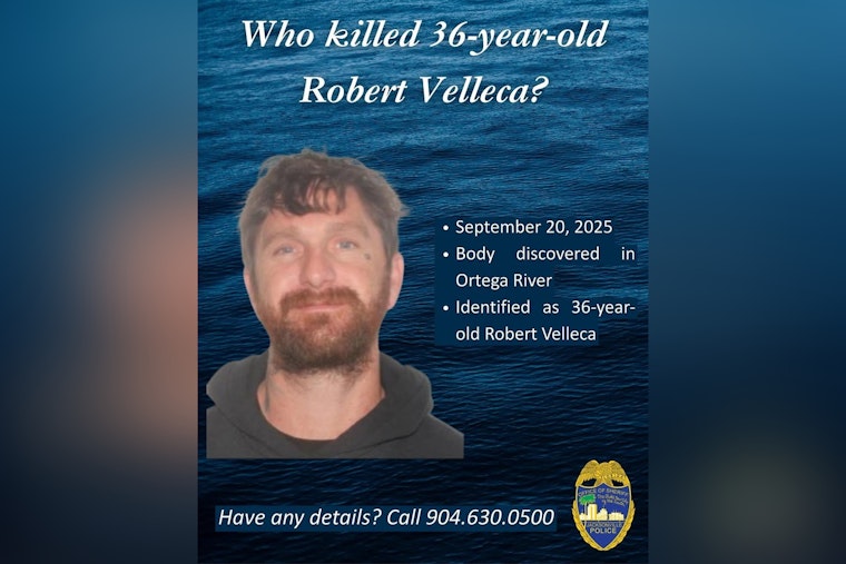 Jacksonville Sheriff's Office Seeks Community Help in Murder Investigation of Robert Velleca