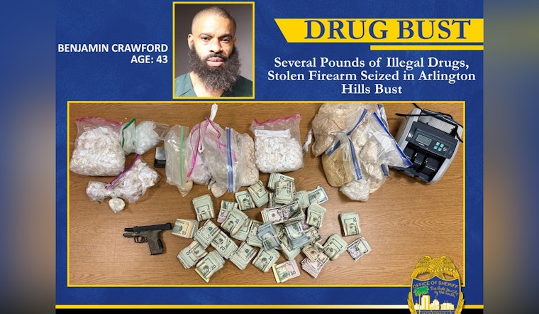 Jacksonville Sheriff's Office Seizes Drugs and Stolen Firearm as Suspect Faces Multiple Charges