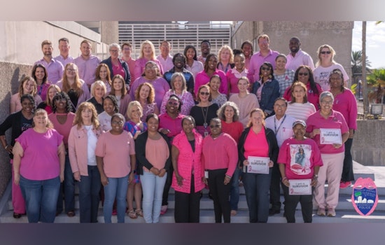 Jacksonville Sheriff's Office Shows Support for Breast Cancer Awareness Month