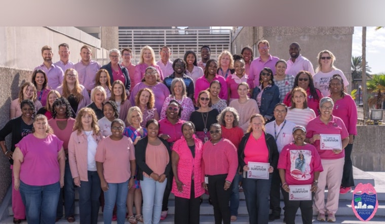 Jacksonville Sheriff's Office Shows Support for Breast Cancer Awareness Month