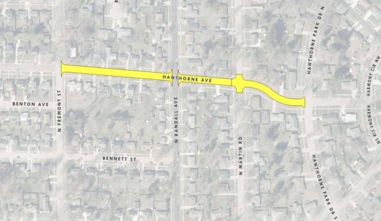 Janesville Announces Hawthorne Avenue Reconstruction with Detours Expected October 6 to 23