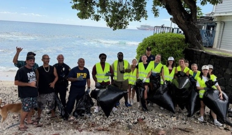 Kailua-Kona Police and Community Unite for Kalaepa‘akai Beach Cleanup Initiative