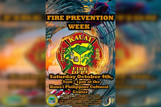 Kaua'i Fire Department Partners with Philippine Cultural Center for Fire Prevention Week Kick-Off