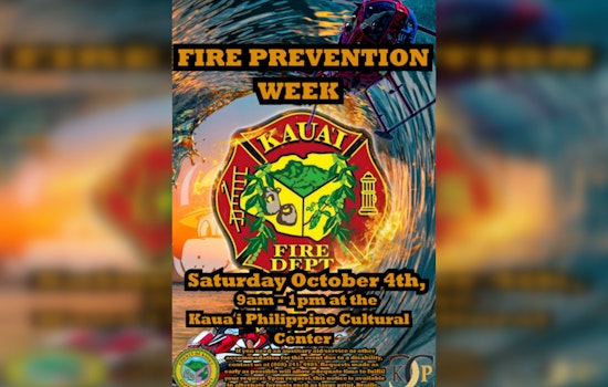 Kaua'i Fire Department Partners with Philippine Cultural Center for Fire Prevention Week Kick-Off