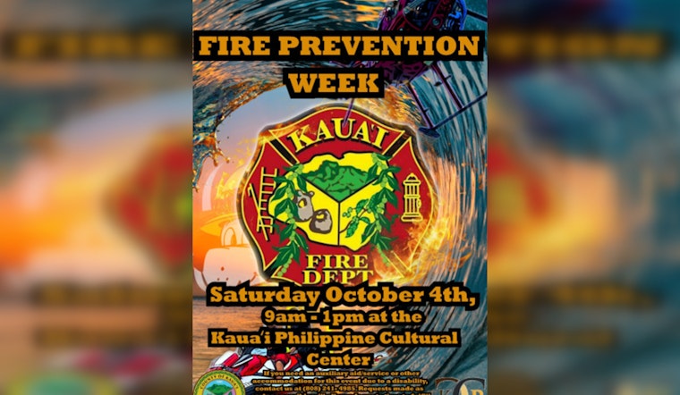 Kaua'i Fire Department Partners with Philippine Cultural Center for Fire Prevention Week Kick-Off