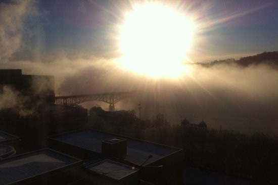 Knoxville Shrouded in Dense Morning Fog, Sunny Days Ahead Promise Respite for Commuters