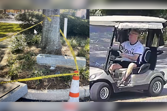 Lady Lake Police Seek Golf Cart Driver After Hit-and-Run Damages Veterans Memorial in The Villages