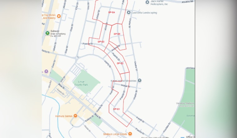 Lane Closures in Līhu‘e for Hawaiian Telecom's Fiber Optic Upgrades Starting Oct. 13