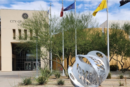 Las Cruces Celebrates the Unveiling of "Allochory" Sculpture at City Hall Dedication Ceremony
