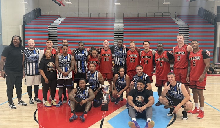 Las Vegas Police Triumph Over Firefighters in Charitable "Battle of the Badges" Basketball Game
