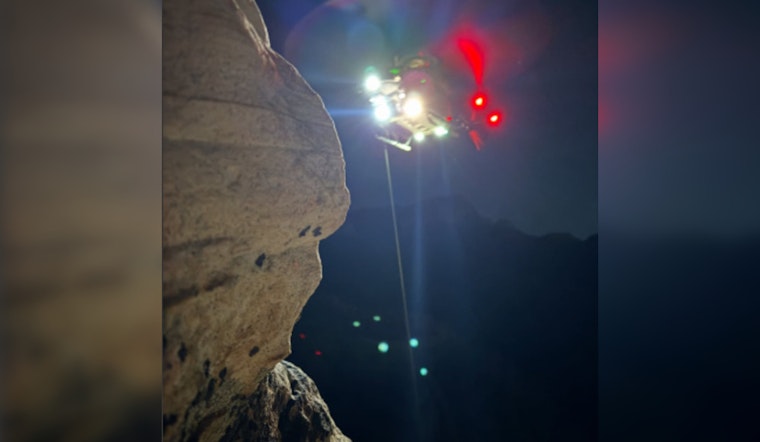Las Vegas Rescue Team Successfully Airlifts Stranded Climbers from Red Rock Canyons