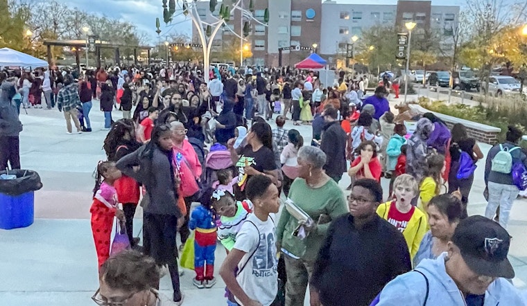 Lawrence Civic Plaza Hosts Free Halloween Fest with Hot Dogs, Candy, and S'mores Galore