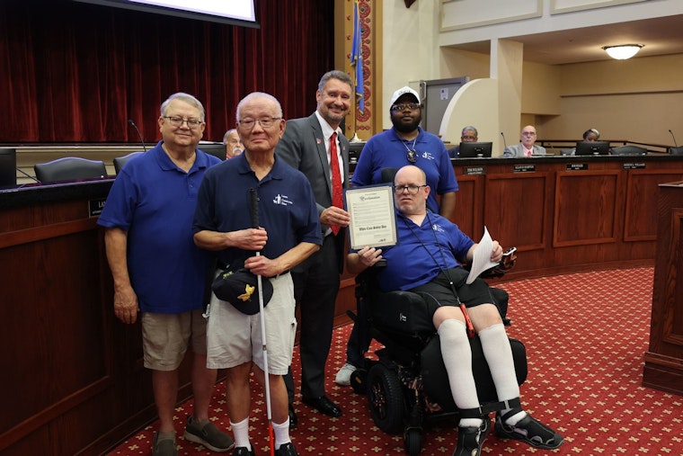 Lawton City Council Supports Visually Impaired, Declares October White Cane Awareness Month