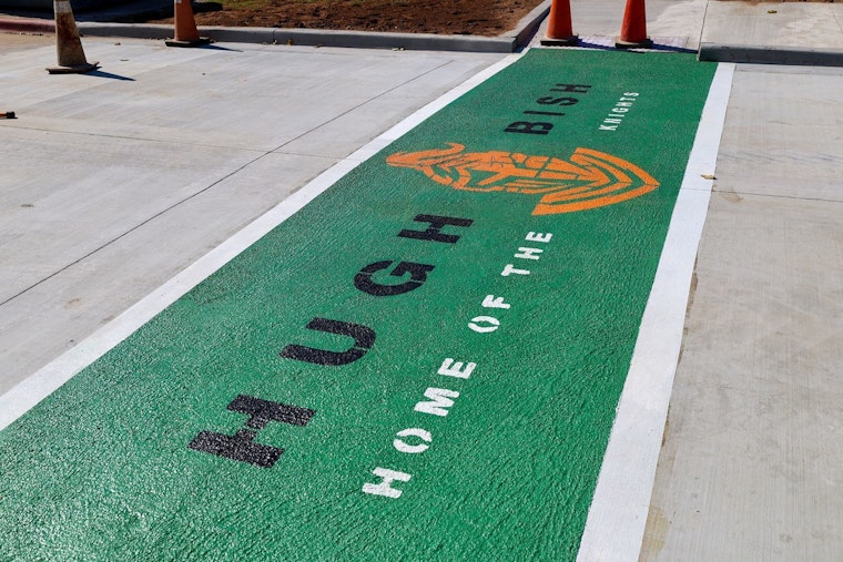 Lawton's Hugh Bish Elementary Celebrates A Vibrant New Safety Crosswalk