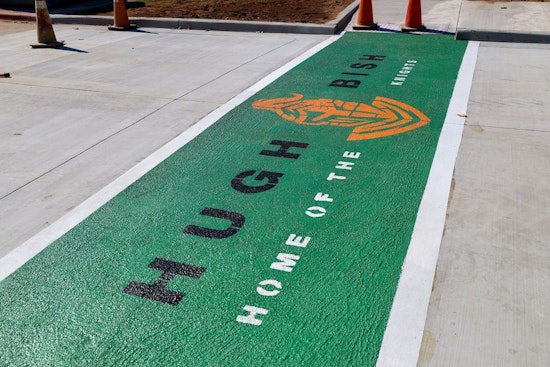 Lawton's Hugh Bish Elementary Celebrates A Vibrant New Safety Crosswalk