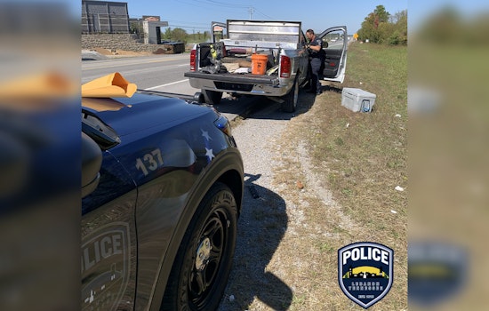 Lebanon Police Arrest Wanted Antioch Man, Recover Stolen Handgun and Truck During Traffic Stop