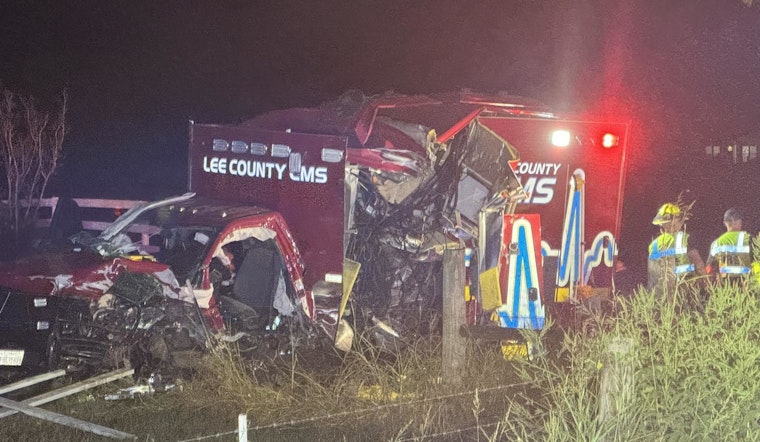 Lee County Ambulance Driver Suffers Medical Emergency, Leading to Crash in Bastrop County