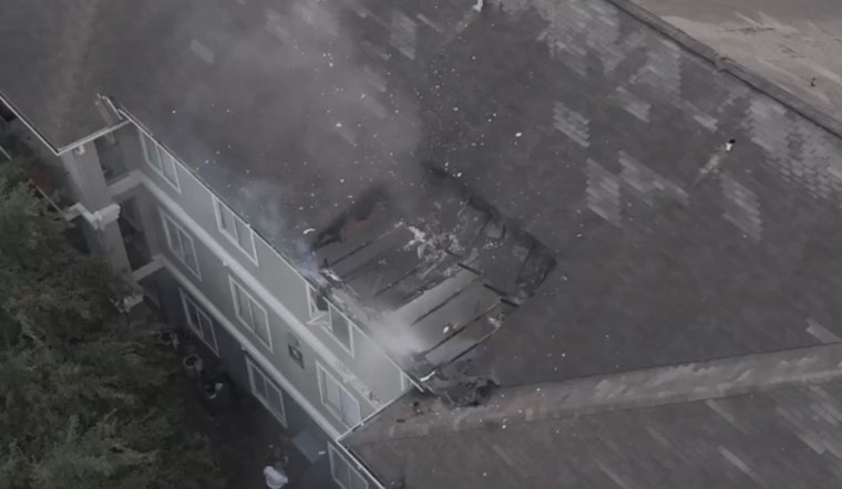 Lightning Strike Suspected in Atascocita Apartment Complex Fire, No Injuries Reported