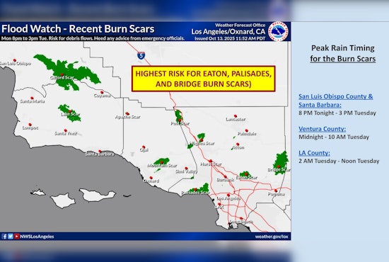 Los Angeles Battling Flash Floods and Severe Weather, NWS Issues Flood Watch and Thunderstorm Warnings
