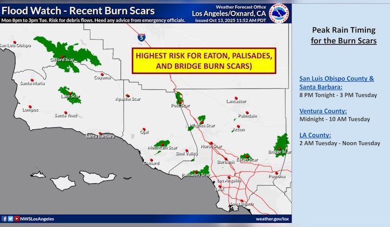 Los Angeles Battling Flash Floods and Severe Weather, NWS Issues Flood Watch and Thunderstorm Warnings