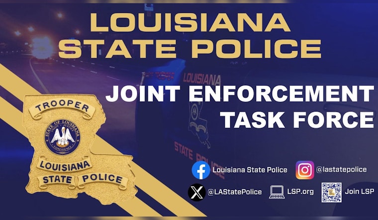 Louisiana Joint Enforcement Taskforce Arrests 22 in Crime Crackdown and Recovers Drugs Firearms and Runaway Juvenile