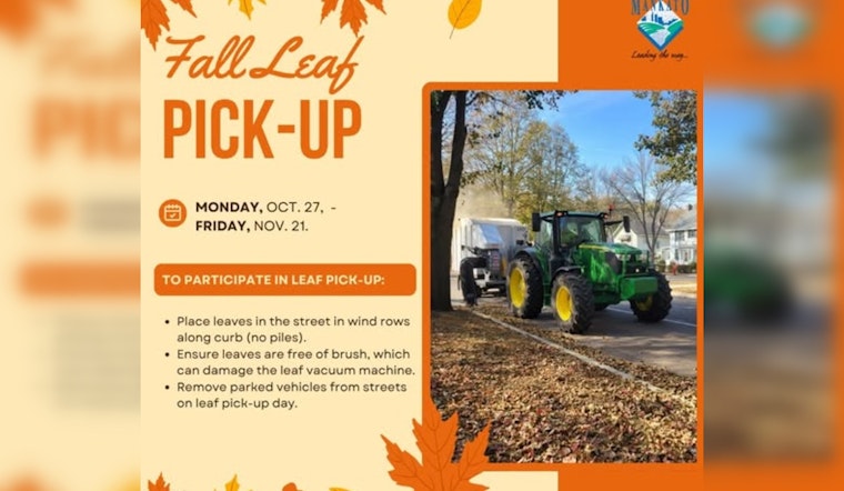 Mankato Announces Leaf Pick-Up Schedule to Ensure Clean Streets and Safety