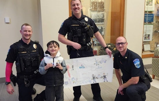 Mankato's Youngest Aspiring Officer Forms Bond with Local Police Through Heartfelt Gesture