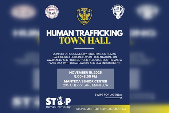 Manteca Police Department Hosts Town Hall to Combat Human Trafficking