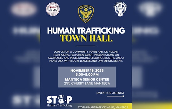 Manteca Police Department Hosts Town Hall to Combat Human Trafficking